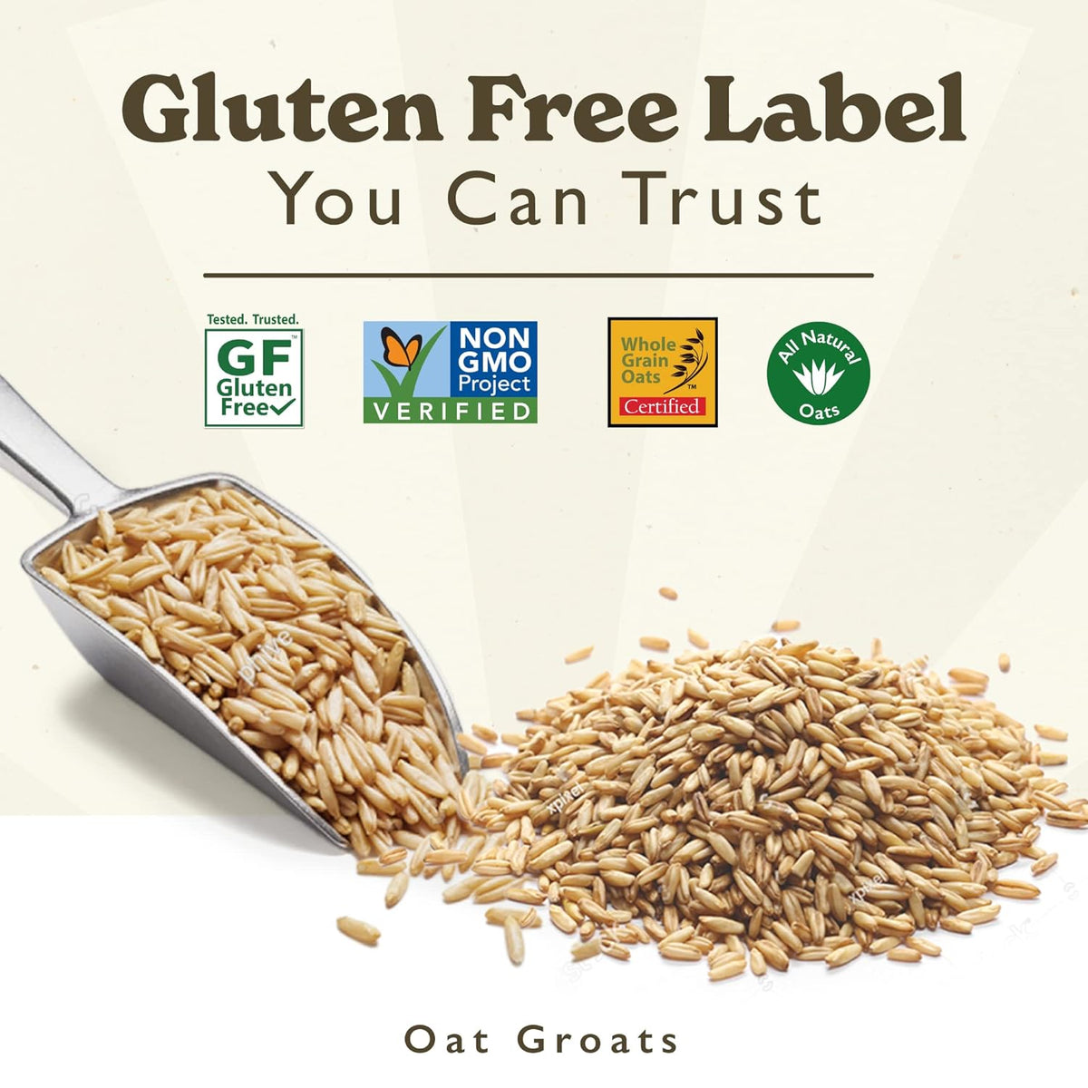 ORGANIC Gluten Free Oat Groats 25lbs