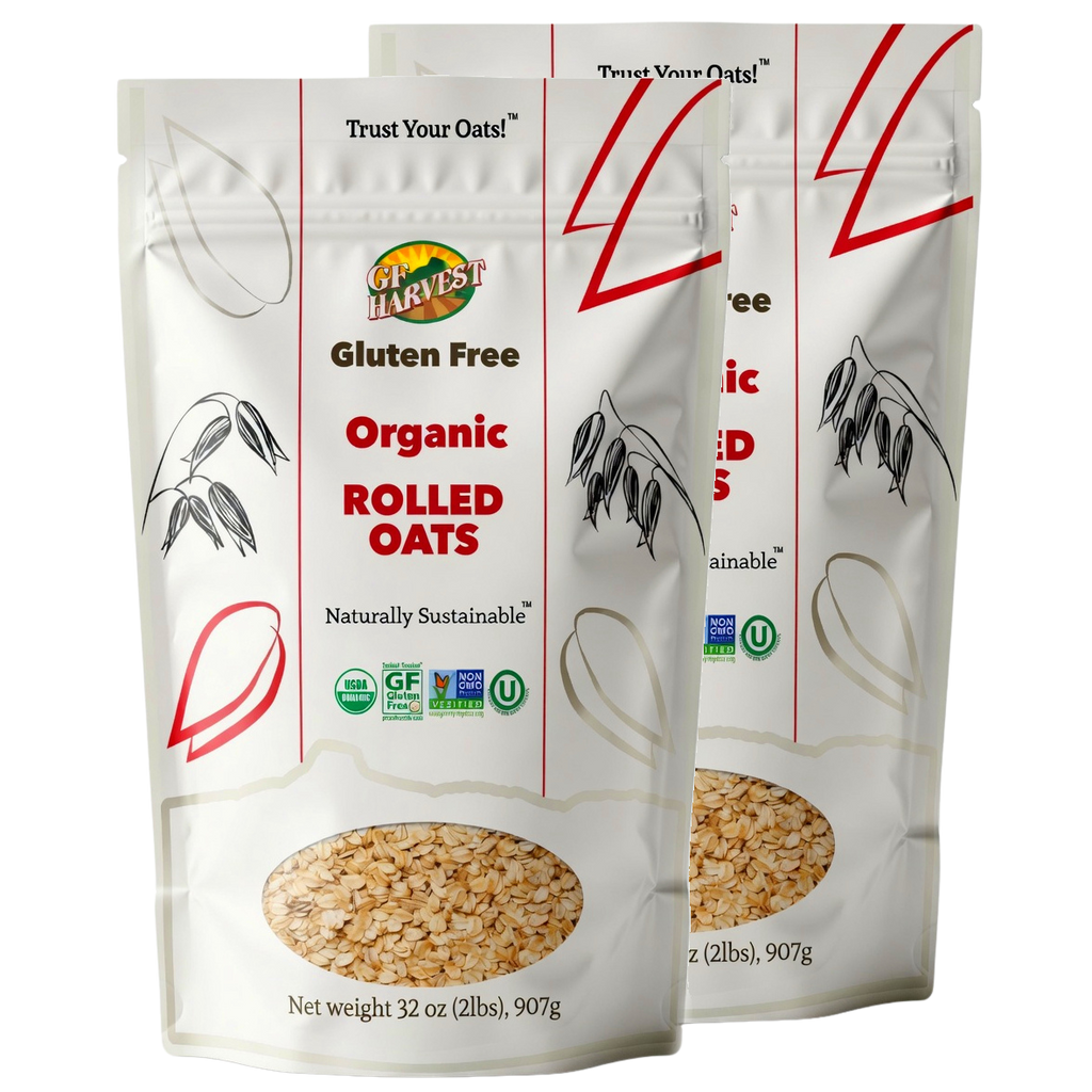 ORGANIC Gluten Free Rolled Oats  (2 pack, 4lbs total)