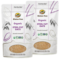 ORGANIC Gluten Free Steel Cut Oats (2 pack, 5lbs total)