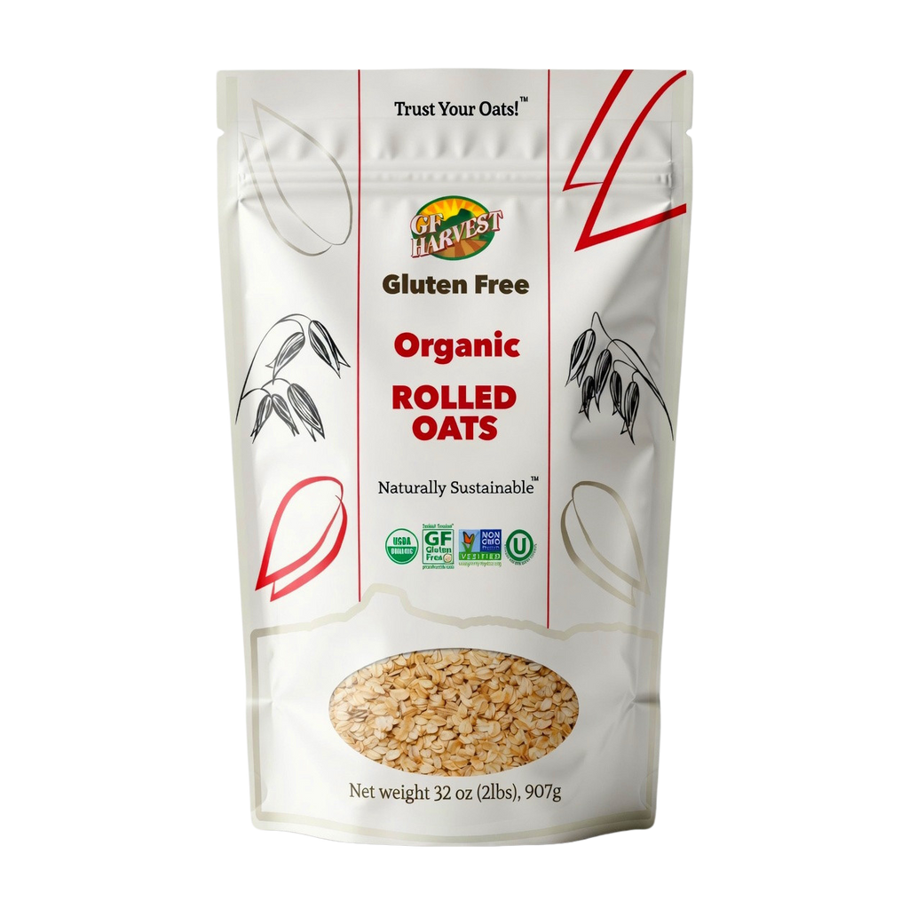 ORGANIC Gluten Free Rolled Oats  (2 pack, 4lbs total)