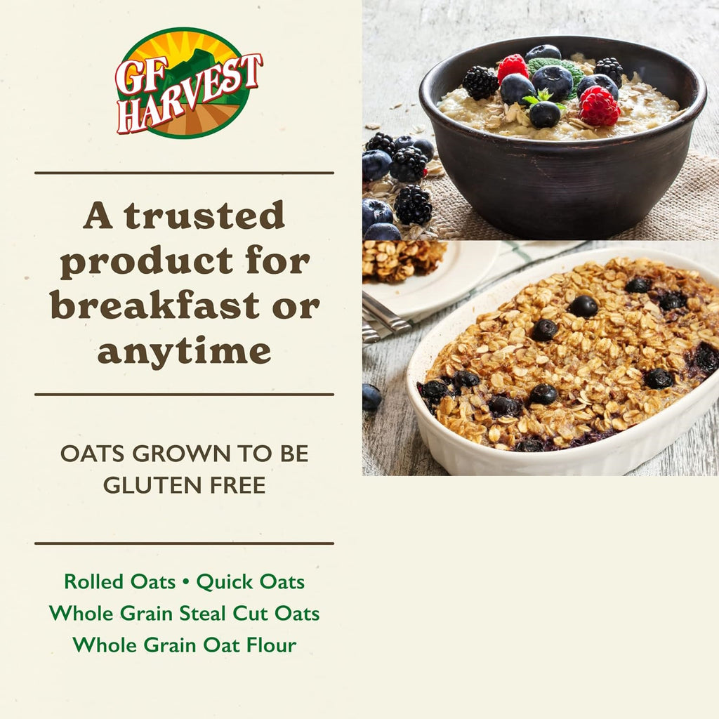 ORGANIC Gluten Free Quick Oats (2 pack, 4lbs total)